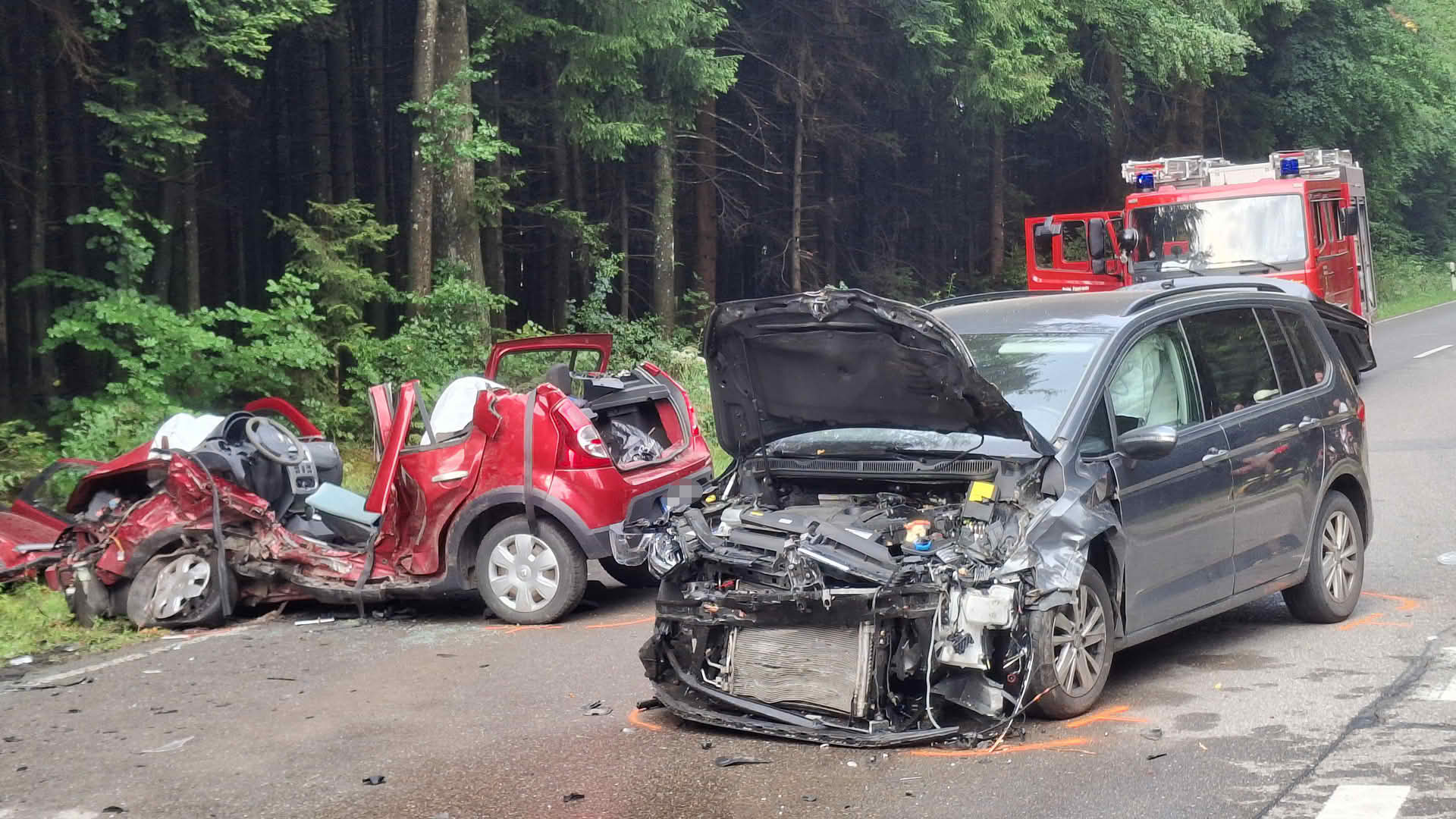Tödlicher Verkehrsunfall auf Kreuzung