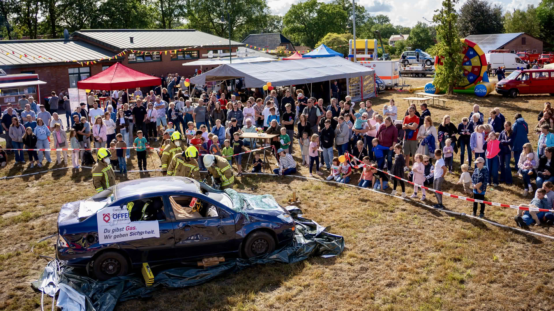 Sommerfest der Feuerwehr Sage lockt knapp 1.000 Besucher an