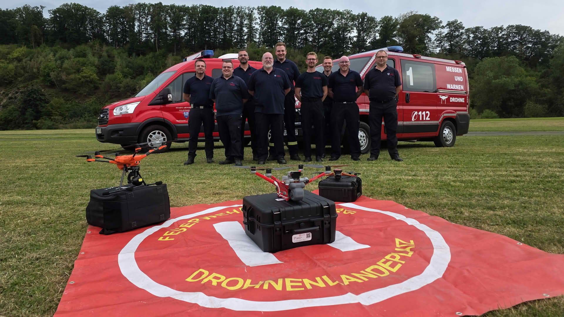 Arnsberger Feuerwehr stellt moderne Drohne in den Dienst