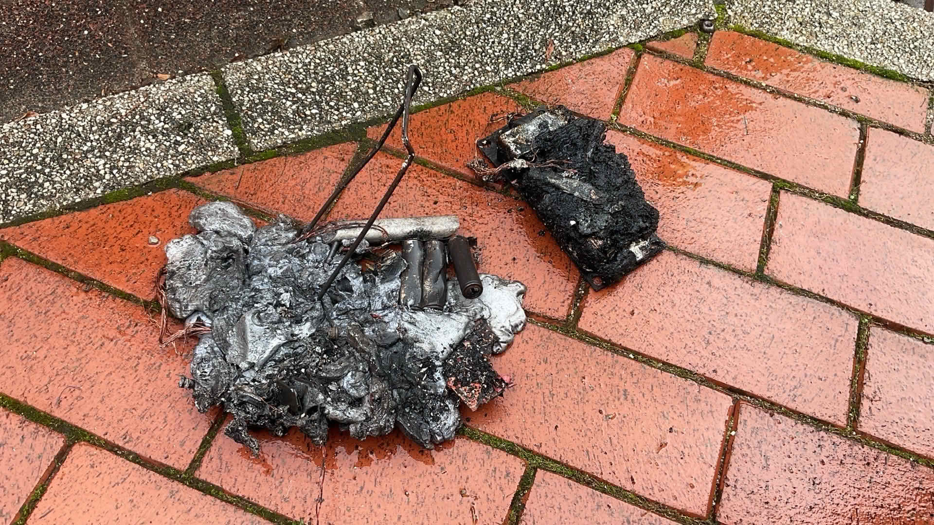 In Brand geraten waren mehrere E-Bike-Akkus