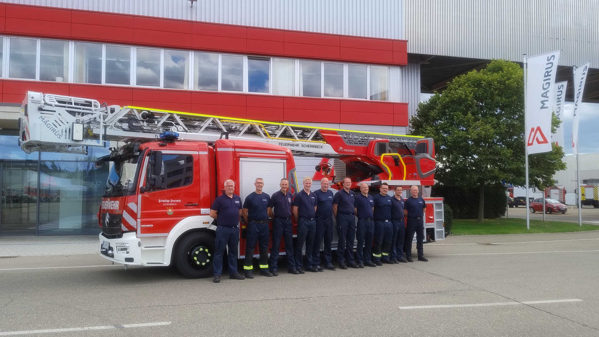 Neue Drehleiter für die Feuerwehr Schermbeck Neue Drehleiter für die Feuerwehr Schermbeck