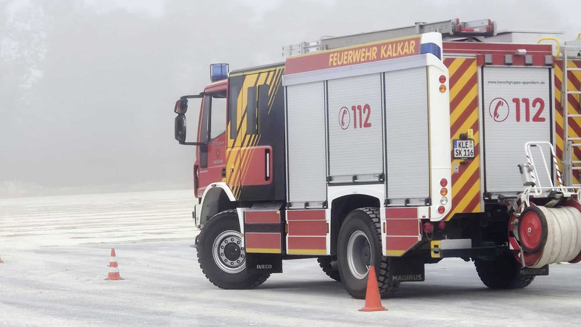Fahrsicherheitstraining der Feuerwehr Kalkar